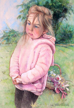 Girl in pink 2. Pastel drawing on paper. 42 cm x 59.4 cm. 2017 Girl in pink 2. Pastel drawing on paper. 42 cm x 59.4 cm. 2017