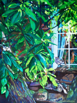 Artist’s Garden 4. Acrylic paint on canvas. 55.8 cm x 76.2 cm. 2016 Artist’s Garden 4. Acrylic paint on canvas. 55.8 cm x 76.2 cm. 2016