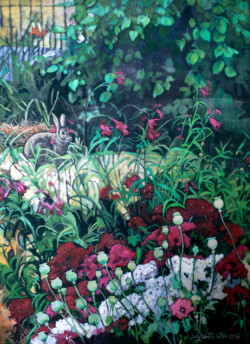 Artist’s Garden 1. Acrylic paint on canvas. 55.8 cm x 76.2 cm. 2016 Artist’s Garden 1. Acrylic paint on canvas. 55.8 cm x 76.2 cm. 2016