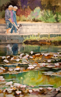 Wilson’s Botanical Park 2. Watercolour on paper. 19.5 cm x 32 cm. 2013 Wilson’s Botanical Park 2. Watercolour on paper. 19.5 cm x 32 cm. 2013