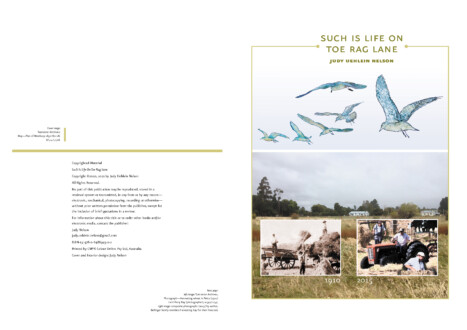 Such Is Life On Toe Rag Lane. Inside front cover & title page. 2020 Such Is Life On Toe Rag Lane. Inside front cover & title page. 2020