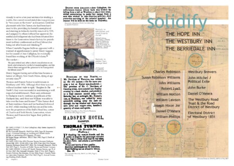 Westbury Inns of Yore & Yesteryear. Internal page spread. 42 cm x 29.7 cm. 2023 Westbury Inns of Yore & Yesteryear. Internal page spread. 42 cm x 29.7 cm. 2023