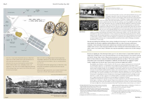Berwick’s Township, The Early Days 1857–1955. Internal book spread. Digital rendering. 42 cm x 29.7 cm. 2024 Berwick’s Township, The Early Days 1857–1955. Internal book spread. Digital rendering. 42 cm x 29.7 cm. 2024